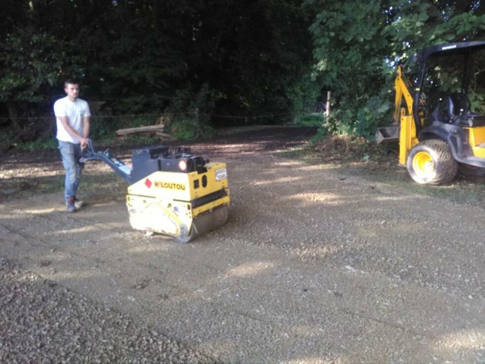 Damage au rouleau vibrant