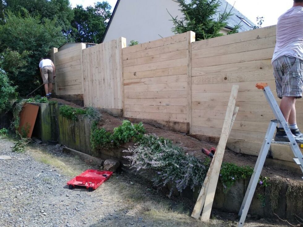 Palissade en châtaignier sur mesure cotes d'armor